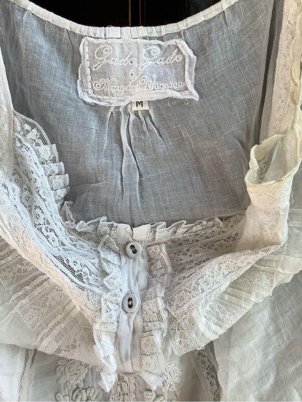 Sleeveless India Cotton One Piece Medium - Picture 5 of 5